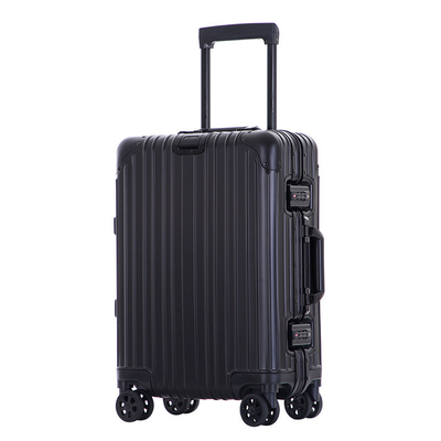 Alle-Metall-Kofferkoffer-Aluminium-Kofferkoffer 20-Zoll-Aluminium-Magnesium-Legierung Trolley-Box-Mehrrad-Aluminium-Rahmen-Koffer