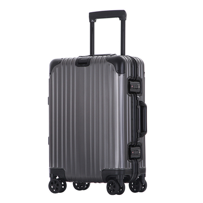 Alle-Metall-Kofferkoffer-Aluminium-Kofferkoffer 20-Zoll-Aluminium-Magnesium-Legierung Trolley-Box-Mehrrad-Aluminium-Rahmen-Koffer