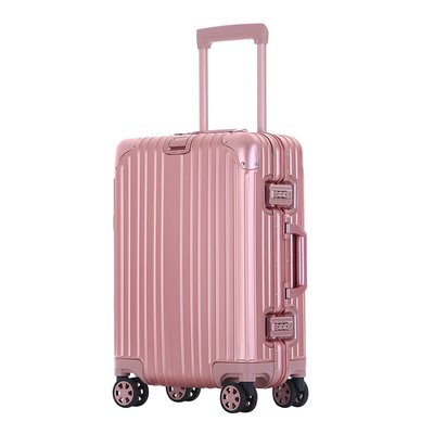 Alle-Metall-Kofferkoffer-Aluminium-Kofferkoffer 20-Zoll-Aluminium-Magnesium-Legierung Trolley-Box-Mehrrad-Aluminium-Rahmen-Koffer