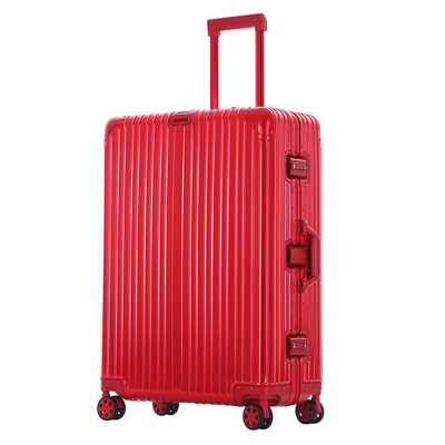 Alle-Metall-Kofferkoffer-Aluminium-Kofferkoffer 20-Zoll-Aluminium-Magnesium-Legierung Trolley-Box-Mehrrad-Aluminium-Rahmen-Koffer