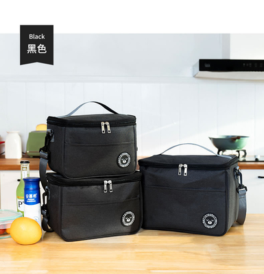 Lunchbox Handtasche Quadrat Isolierte Tasche Aluminiumfolie Verdickte Bento Tasche Büro Studenten bringen Mahlzeiten Große Kappe