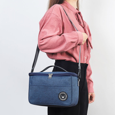 Lunchbox Handtasche Quadrat Isolierte Tasche Aluminiumfolie Verdickte Bento Tasche Büro Studenten bringen Mahlzeiten Große Kappe
