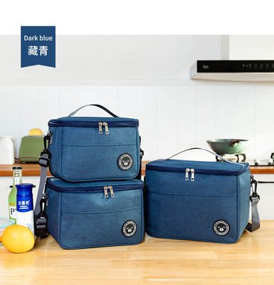 Lunchbox Handtasche Quadrat Isolierte Tasche Aluminiumfolie Verdickte Bento Tasche Büro Studenten bringen Mahlzeiten Große Kappe