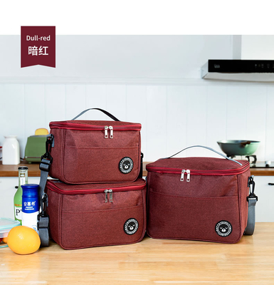 Lunchbox Handtasche Quadrat Isolierte Tasche Aluminiumfolie Verdickte Bento Tasche Büro Studenten bringen Mahlzeiten Große Kappe