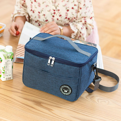 Lunchbox Handtasche Quadrat Isolierte Tasche Aluminiumfolie Verdickte Bento Tasche Büro Studenten bringen Mahlzeiten Große Kappe
