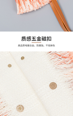 GEBREIDETER TOTE TASSEL DESIGN Leinwand Tasche Gebreidetes Alphabet Leinwand Unterarm Neue Schulter Sommer hohe Kapazität Damen Tasche