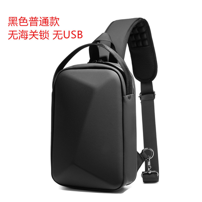 Neue Männer-Brusttasche Großkapazität Schulter-Tasche Kross-Body-Tasche Männliche Freizeit-Büro-iPad Computer-Brusttasche Hard Shell