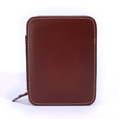 VINTAGE STYLE 8-BIT ELEKTROMECHANISCHE Uhrenkoffer Mode abgerundete Ecken Persönlichkeit Uhr Display Reißverschluss Tasche