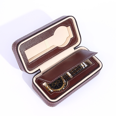 VINTAGE STYLE 8-BIT ELEKTROMECHANISCHE Uhrenkoffer Mode abgerundete Ecken Persönlichkeit Uhr Display Reißverschluss Tasche