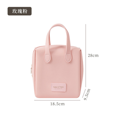 MAKEUP BAG 2023 Neuer tragbarer großer Kapazitäts-Wasserdicht-Fahrzeug tragbarer Toiletten- und Hautpflege-Taschen