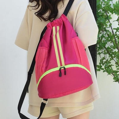 BUNDLE Tasche DRAWSTRING Rucksack tragbare Basketballtasche Trockene und feuchte Trennung Schwimmtasche Outdoor-Sport MULTIFUNKTIONAL
