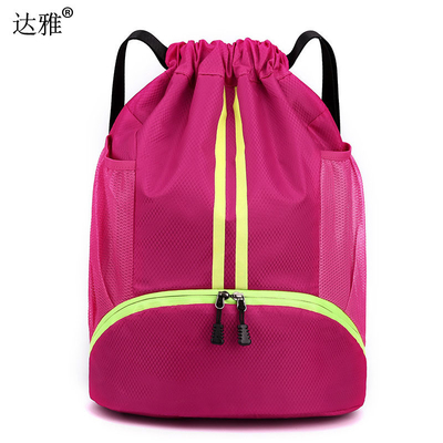 BUNDLE Tasche DRAWSTRING Rucksack tragbare Basketballtasche Trockene und feuchte Trennung Schwimmtasche Outdoor-Sport MULTIFUNKTIONAL