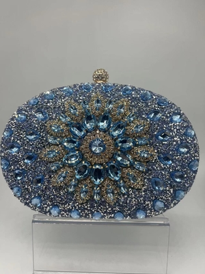 Amazon-Diamant-Einkruste Sonnenblumen Dinner-Tasche Damen-Mode Bankett Clutch All-Match-Kleid Abendtasche