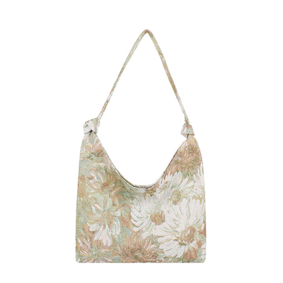 LARGE KAPITÄT DAMEN'S BAG Französisch Einfache Leinwand BAG ÖLEMALGIEN NATIONAL STYLE Schulter Tasche TOTE BUCKET BAG