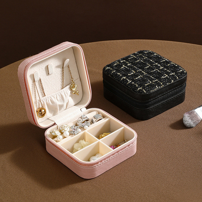 Kleine Duft-Serien Einfache Lagerung Reise-Portable Schmuck-Lager-Box Ohrringe Ring Ring Kleines Schmuck-Box