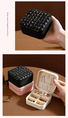 Kleine Duft-Serien Einfache Lagerung Reise-Portable Schmuck-Lager-Box Ohrringe Ring Ring Kleines Schmuck-Box