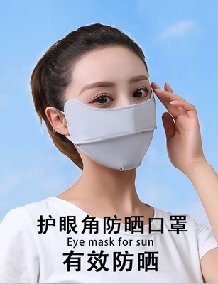 Sommer BURST Auge Schutz Winkel Eis Seide Sonnencreme Maske Damen Sonnencreme Maske Damen UV-Schutz Dünnschattierung Maske