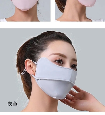 Sommer BURST Auge Schutz Winkel Eis Seide Sonnencreme Maske Damen Sonnencreme Maske Damen UV-Schutz Dünnschattierung Maske
