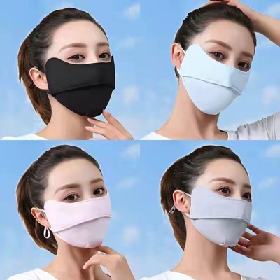 Sommer BURST Auge Schutz Winkel Eis Seide Sonnencreme Maske Damen Sonnencreme Maske Damen UV-Schutz Dünnschattierung Maske