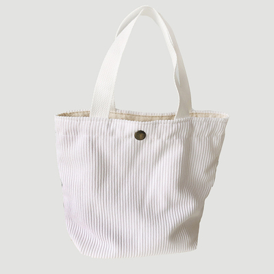 Artsy Corduroy Tasche Casual Portable Mini Ladies Klammer Tasche Vintage Kleidungsstück Tasche Bento Tasche