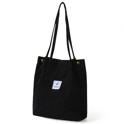 WOMEN'S BAG SIMPLE FASHION CORDUROY BAG Klasse Leinwand BAG Schulter Tasche Campus Crossbody BAG TOTE BAG