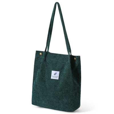 WOMEN'S BAG SIMPLE FASHION CORDUROY BAG Klasse Leinwand BAG Schulter Tasche Campus Crossbody BAG TOTE BAG