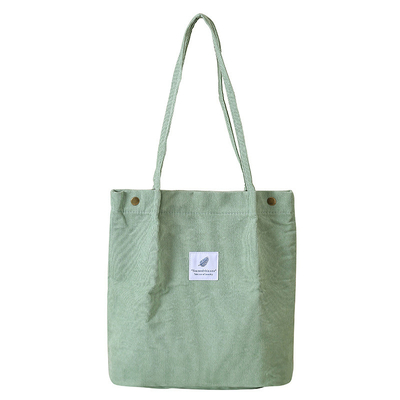 WOMEN'S BAG SIMPLE FASHION CORDUROY BAG Klasse Leinwand BAG Schulter Tasche Campus Crossbody BAG TOTE BAG