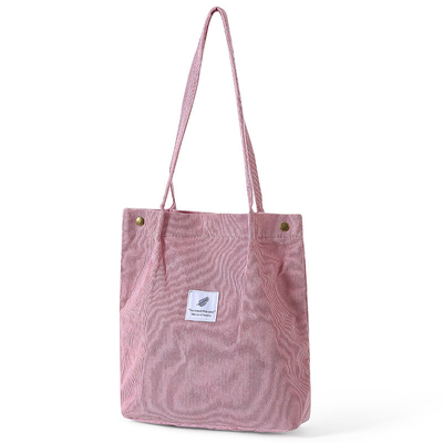 WOMEN'S BAG SIMPLE FASHION CORDUROY BAG Klasse Leinwand BAG Schulter Tasche Campus Crossbody BAG TOTE BAG