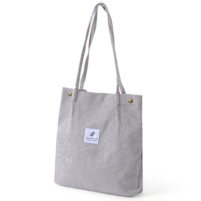 WOMEN'S BAG SIMPLE FASHION CORDUROY BAG Klasse Leinwand BAG Schulter Tasche Campus Crossbody BAG TOTE BAG