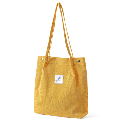 WOMEN'S BAG SIMPLE FASHION CORDUROY BAG Klasse Leinwand BAG Schulter Tasche Campus Crossbody BAG TOTE BAG