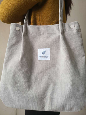 WOMEN'S BAG SIMPLE FASHION CORDUROY BAG Klasse Leinwand BAG Schulter Tasche Campus Crossbody BAG TOTE BAG