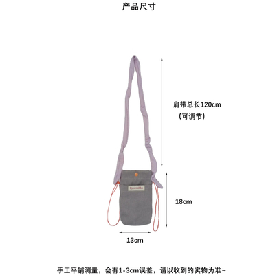 CORDUROY KREISENFÜGER HANDTASCHEN KREISENFÜGER Schultertasche WALK MINI HANDTASCHEN für Frauen
