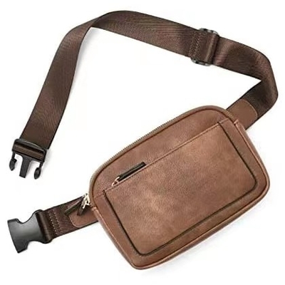 Neue, grenzüberschreitende, körperübergreifende FANNY-Packung mit verstellbaren Gürteln aus Falschleder für Frauen