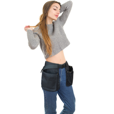 MULTIFUNKTIONALE MULTIPOSKETENZIPPER FANNY PACK SPORTE Modegürtel Vorhänge Taille Siegel Hängende Taille Lagertasche