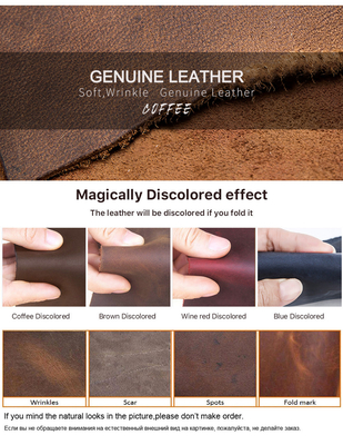 Überschreitende RETRO HORSE CRAZY LEDER Uhrenbeutel KONVENIENT kreatives Leder Uhrenlager HOLSTER