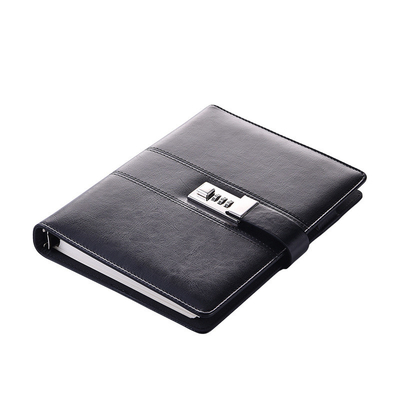 A5 CODE BOOK NOTEBOOK WITH LOCKING LEDGER Karte Karte Codebuch Loose-Leaf geheimes Tagebuch
