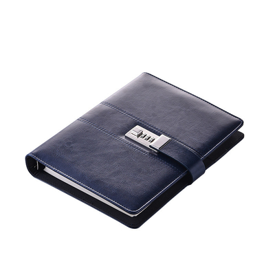 A5 CODE BOOK NOTEBOOK WITH LOCKING LEDGER Karte Karte Codebuch Loose-Leaf geheimes Tagebuch