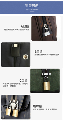 Die neue Oxford Cloth Bank Brieftasche ist wasserdicht und verschleißfest und kann individuell angepasst werden.