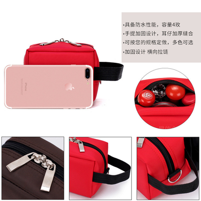 DINKENED CANVAS SEAL BAG MULTIFUNKTIONAL FINANZ Bank SEAL BAG Rechnung Portable Zipper BAG Netzwerk Zertifikat BAG