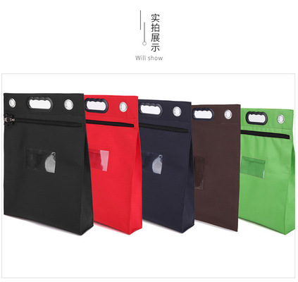 Überschreitende grenzübergreifende Festfarbe OXFORD KLOTH TICKET DOKUMENT BAG DOKUMENT BAG TICKET BAG Lieferbeutel Gutschein BAG A4 Papiertasche