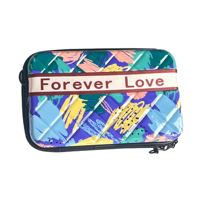 ASB+PC MATERIAL PORTABLE HARD SHELL MAKEUP BAG EINE Schulter PORTABLE Lagertasche mit HAND Geschenk-Box FESTIVAL Jährliches Treffen