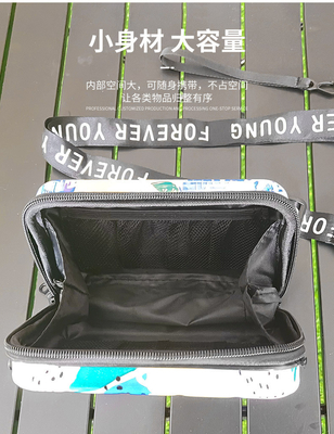 ASB+PC MATERIAL PORTABLE HARD SHELL MAKEUP BAG EINE Schulter PORTABLE Lagertasche mit HAND Geschenk-Box FESTIVAL Jährliches Treffen