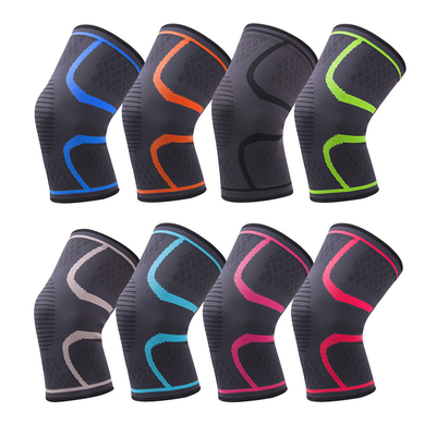 Neue gestrickte Nylon-Sport-Kniebeutel für Männer und Frauen Herbst und Winter Badminton Lauf-Fitness Kniebeutel für den Außenbereich
