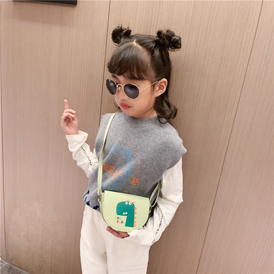 2024 MODE NEUE JUNGES Mädchen BABY MODE Schulter Krosskörper Tasche Zeichentrickfilm Tasche Wechsel Prinzessin kleine Tasche