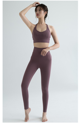 Neue hohe Taille Yoga Hosen Frauen Europa und die USA Pfirsich Hüft ÜBERÜBUNG enges Laufen Geschwindigkeit trockene Yoga Kleidung NAK