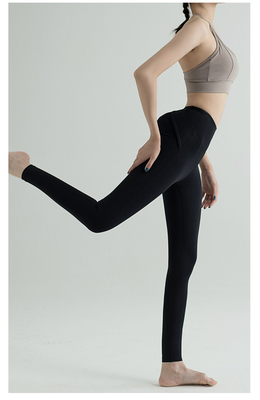 Neue hohe Taille Yoga Hosen Frauen Europa und die USA Pfirsich Hüft ÜBERÜBUNG enges Laufen Geschwindigkeit trockene Yoga Kleidung NAK