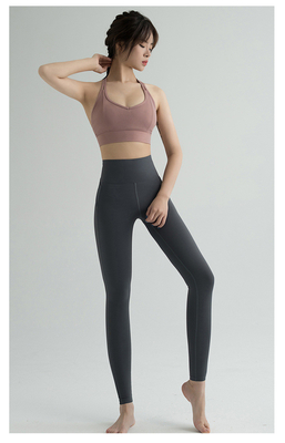 Neue hohe Taille Yoga Hosen Frauen Europa und die USA Pfirsich Hüft ÜBERÜBUNG enges Laufen Geschwindigkeit trockene Yoga Kleidung NAK