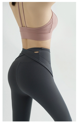 Neue hohe Taille Yoga Hosen Frauen Europa und die USA Pfirsich Hüft ÜBERÜBUNG enges Laufen Geschwindigkeit trockene Yoga Kleidung NAK