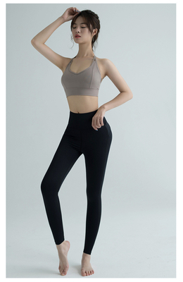 Neue hohe Taille Yoga Hosen Frauen Europa und die USA Pfirsich Hüft ÜBERÜBUNG enges Laufen Geschwindigkeit trockene Yoga Kleidung NAK