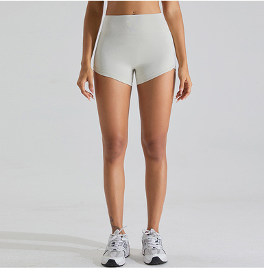 Nackte Pfirsich-Hipp-Lift-Yoga-Hosen Damen-Abdominal-Yoga-Shorts Drei-Punkte-Fest-Fitness-Hosen Laufhosen